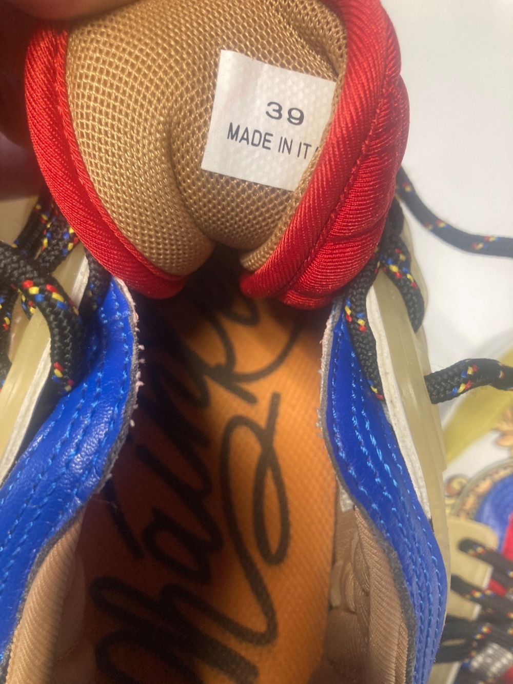 Versace chain reaction sneakers EU39 US8.5 cute - Picture 4 of 10